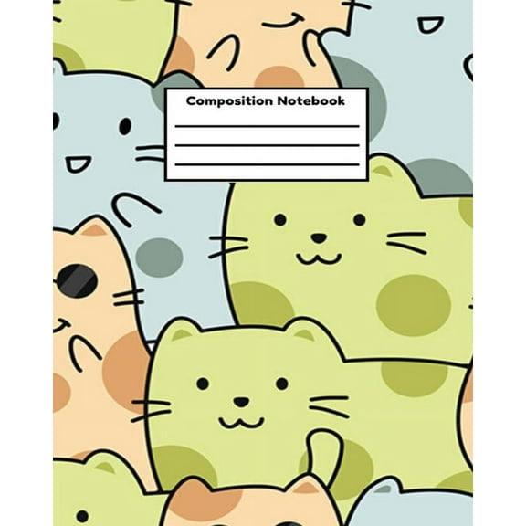 Composition Notebook: Kids School Composition College Ruled Notebook, (Paperback)