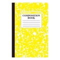 thumbnail image 1 of Composition Notebook, Marble Composition Notebooks, Wide Ruled Composition Books, Marble Cover Notepad, 30 Sheets Lined Cute Journal Notebooks, Classroom Office Supplies, 8.3" x 5.5", Yellow, 1 of 3