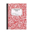 thumbnail image 1 of Composition Notebook, Marble Wide Ruled Composition Book, Cute Composition Notebooks for Writing, 200 Pages per Comp Book, Office Supplies, Classroom Must Haves,Red, 1 of 9