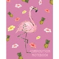 thumbnail image 1 of Composition Notebook: Pink Flamingo Composition Wide Ruled Notebook (Paperback), 1 of 1