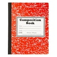 thumbnail image 1 of 1Pc Composition Notebook, Wide Ruled Composition Books, Marble Composition Notebooks, 90 Sheets/180 Pages, 10.2" x 7.5", Durable Hard Cover, Classroom Must Haves, Red, 1 of 5
