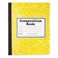 thumbnail image 1 of Composition Notebook, Wide Ruled Composition Book, Marble Composition Notebooks, 100 Sheets per Comp Book, 10.2" x 7.5", Yellow, 1 of 7