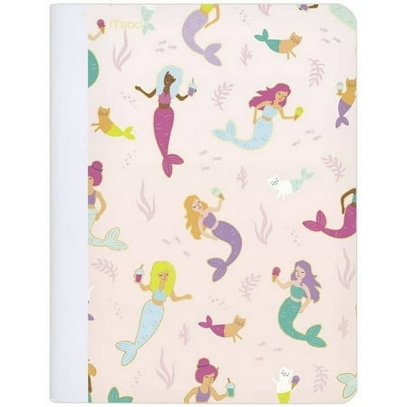 Composition Notebook Wide Ruled Fairytale Mermaid - Mead - One of a Kind