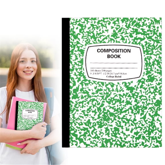Composition Notebook Wide Ruled Notebooks for Work Assorted Marble Colors Composition Books Mead Composition Notebook Mead Notebook Wide Ruled Paper Mead Notebook Marble Composition 200 pages