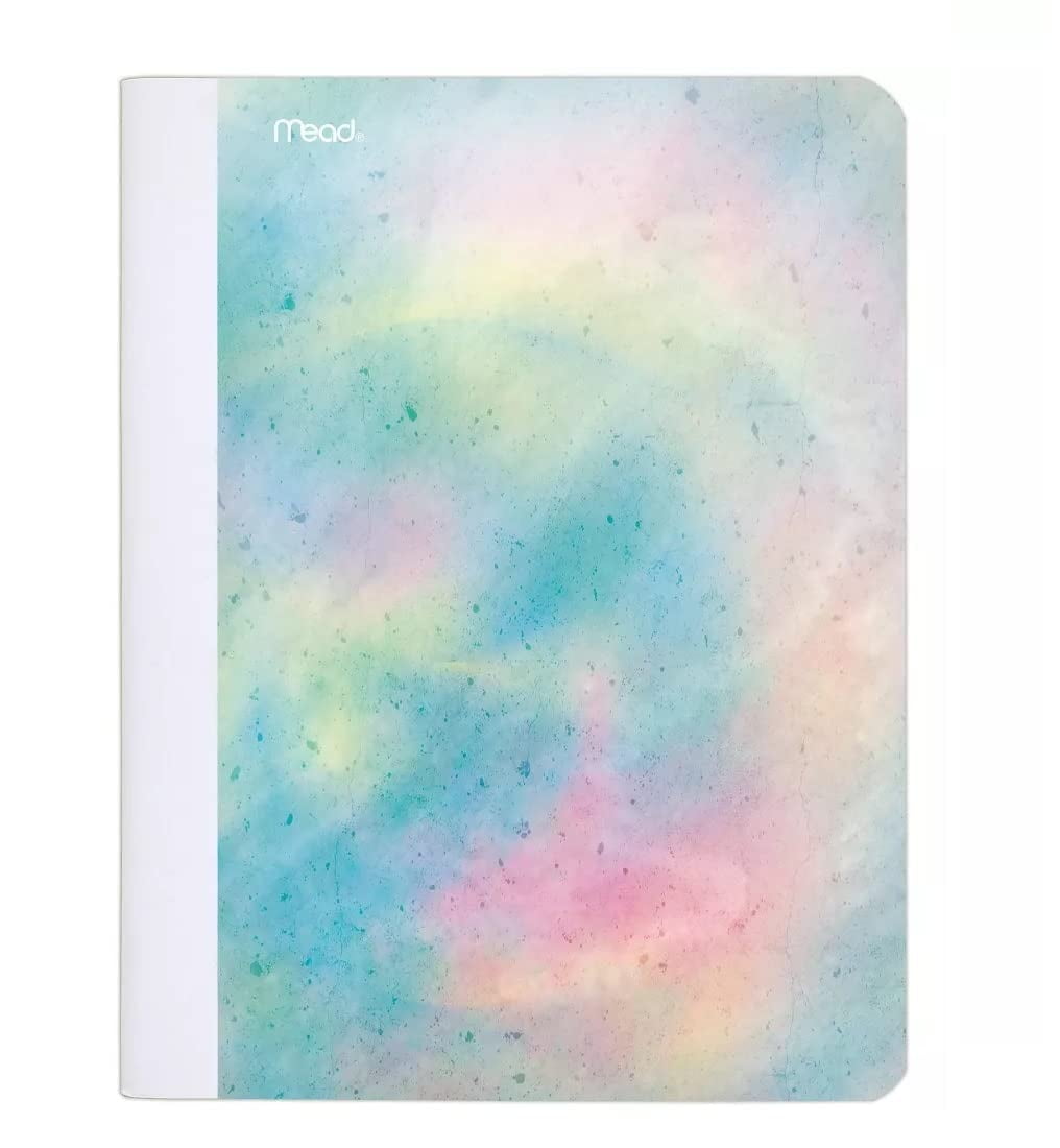 Composition Notebook Wide Ruled Oil Slick Pearl - Mead - One of a Kind
