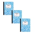 thumbnail image 1 of Composition Notebook Wide Ruled,Wide Ruled Marble Cover,Composition Notebooks,Notepad Lined Cute Journal Notebooks for Notes Taking Writing, Office Supplies,3PCS 100 sheets 200 Pages 9.7"*7.4", 1 of 5
