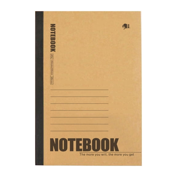 Composition Notebooks, Kraft Cover Lined Journaling Notebooks, Lined Blank College Ruled Composition Travel Journals, for Office, Business, Work and Daliy Use, Notebooks & Writing Pads,A5 40