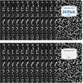 thumbnail image 1 of Composition Notebooks, Wide Ruled Composition Notebook, Hard Cover Marble Composition Notebook, 100 sheets 200 Pages 24, Wide Ruled, 1 of 6