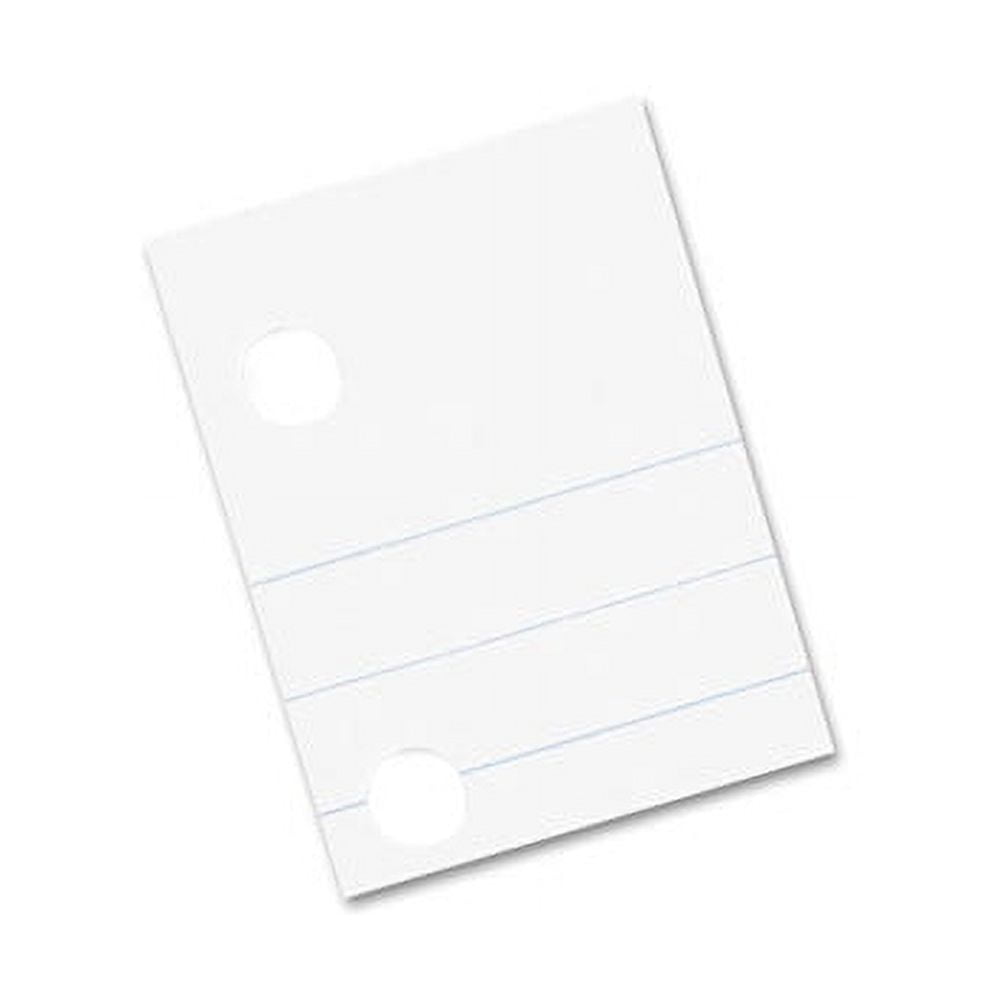 Composition Paper, 5-Hole, 8 X 10.5, Wide/legal Rule, 500/pack | Bundle of 2 Packs