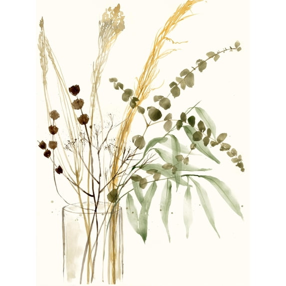 Art.com Composition in Vase II Art Print by Jennifer Goldberger, 12" x 16"