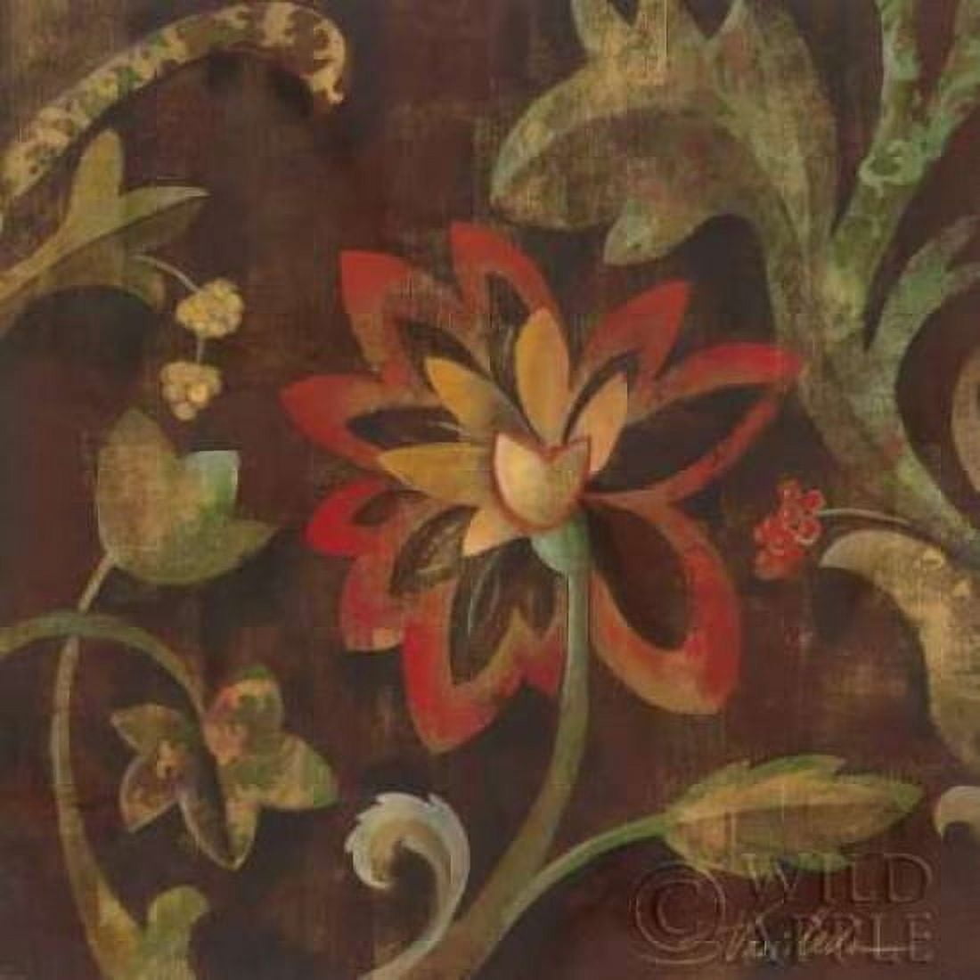 Composition on Umber I Canvas Art - Silvia Vassileva (24 x 24)