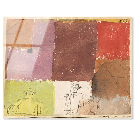 Composition with Figures 1915 Acrylic Print Western Art by Art Remedy, Ready to Hang, 30 x 24