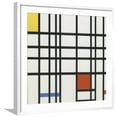 thumbnail image 1 of Art.com Composition with Yellow, Blue and Red Giclee Print by Piet Mondrian, White Frame Wall Art, 29" x 29", 1 of 5