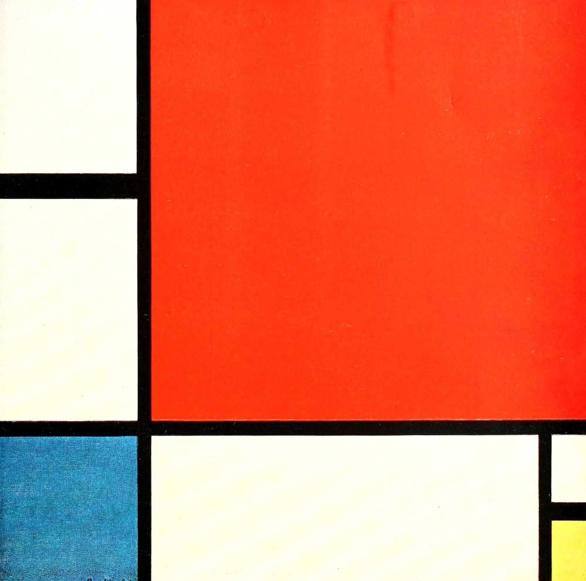 Composition with red yellow and blue 1930 Canvas Art - Piet Mondrian (18 x 24)
