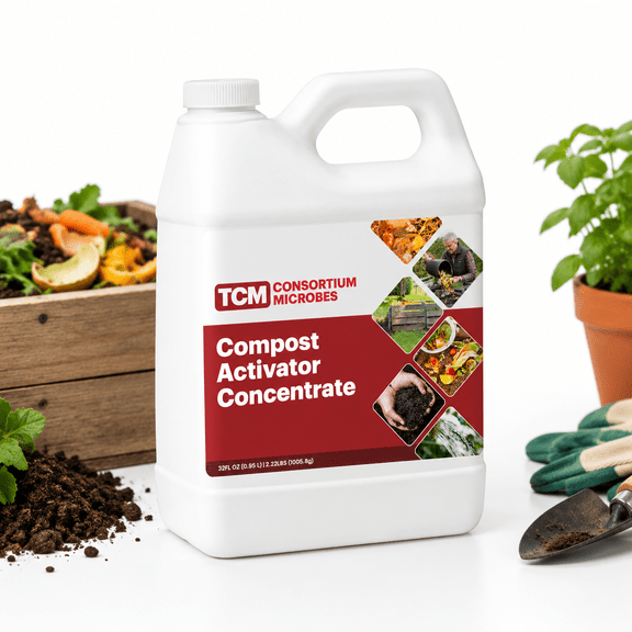 Compost Accelerator Liquid Concentrate, 32 Fl Oz, Speeds Composting & Reduces Odors