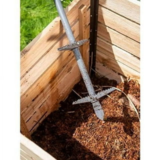 Buy Compost Aerator, Compost Turner and Mixing Tool - Crank Manual Tiller  for Outdoor Composting, Rotating Drill Bit for Easy Aeration, Thermomter  Included Online at desertcartCyprus
