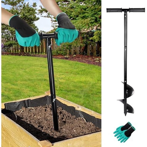 Compost Aerator Tool Turner and Mixing Tool for Outdoor Compost Tumbler Bins Bags, Composting Accessories$$Garden &