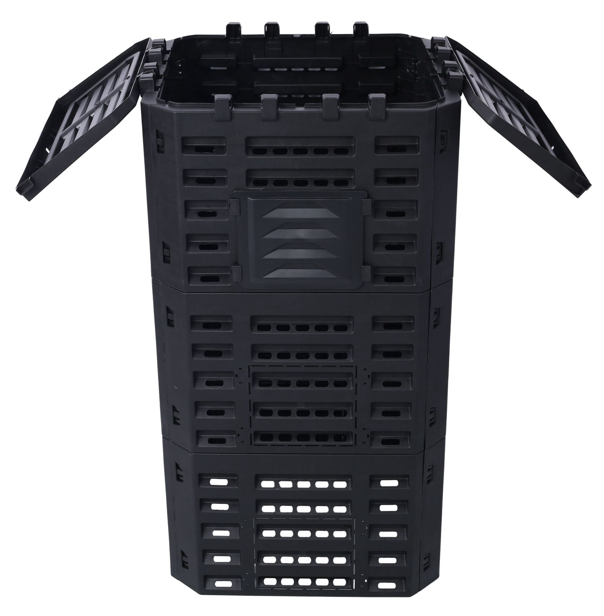 Compost Bin 132 Gallon - D.F. Omer Outdoor Recycled Plastic Composter ...
