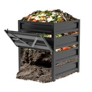 Compost Bin Outdoor -170 Gallon Composter with Rust-Proof Coating, Painted Finish, Large Compost Bin for Producing Fertilizer from Kitchen Waste and Fallen Leaves