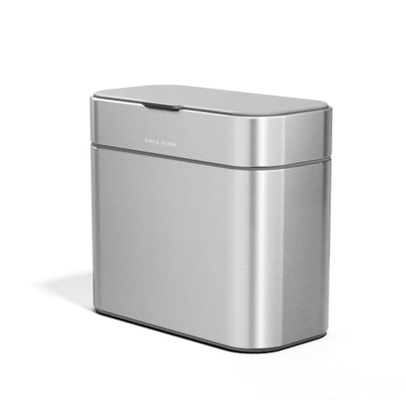 Compost Caddy Detachable and Countertop Bin 4 Liter/ 1.06 Gallon Brushed Stainless Steel