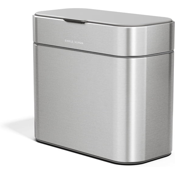 Compost Caddy, Detachable and Countertop Bin, 4 Liter / 1.06 Gallon, Brushed Stainless Steel