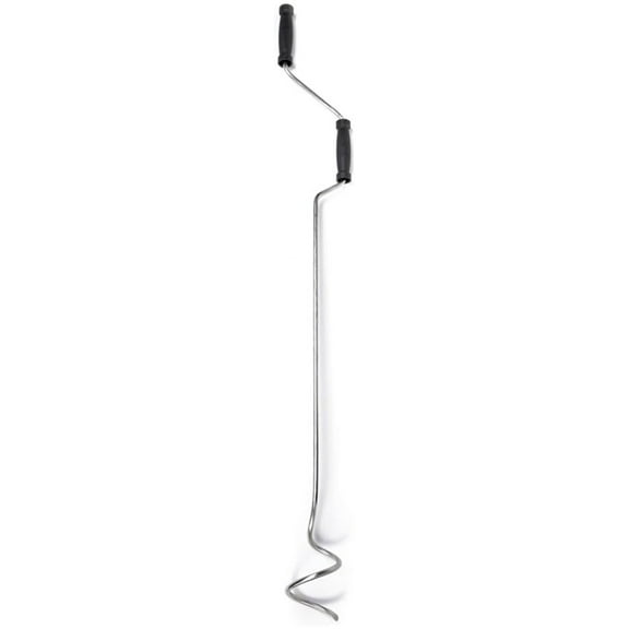 Compost Crank Compost Aerator Tool - Garden Compost Turner for Bins, Easy Aeration, Stainless Steel, 46 Inch, Made in USA