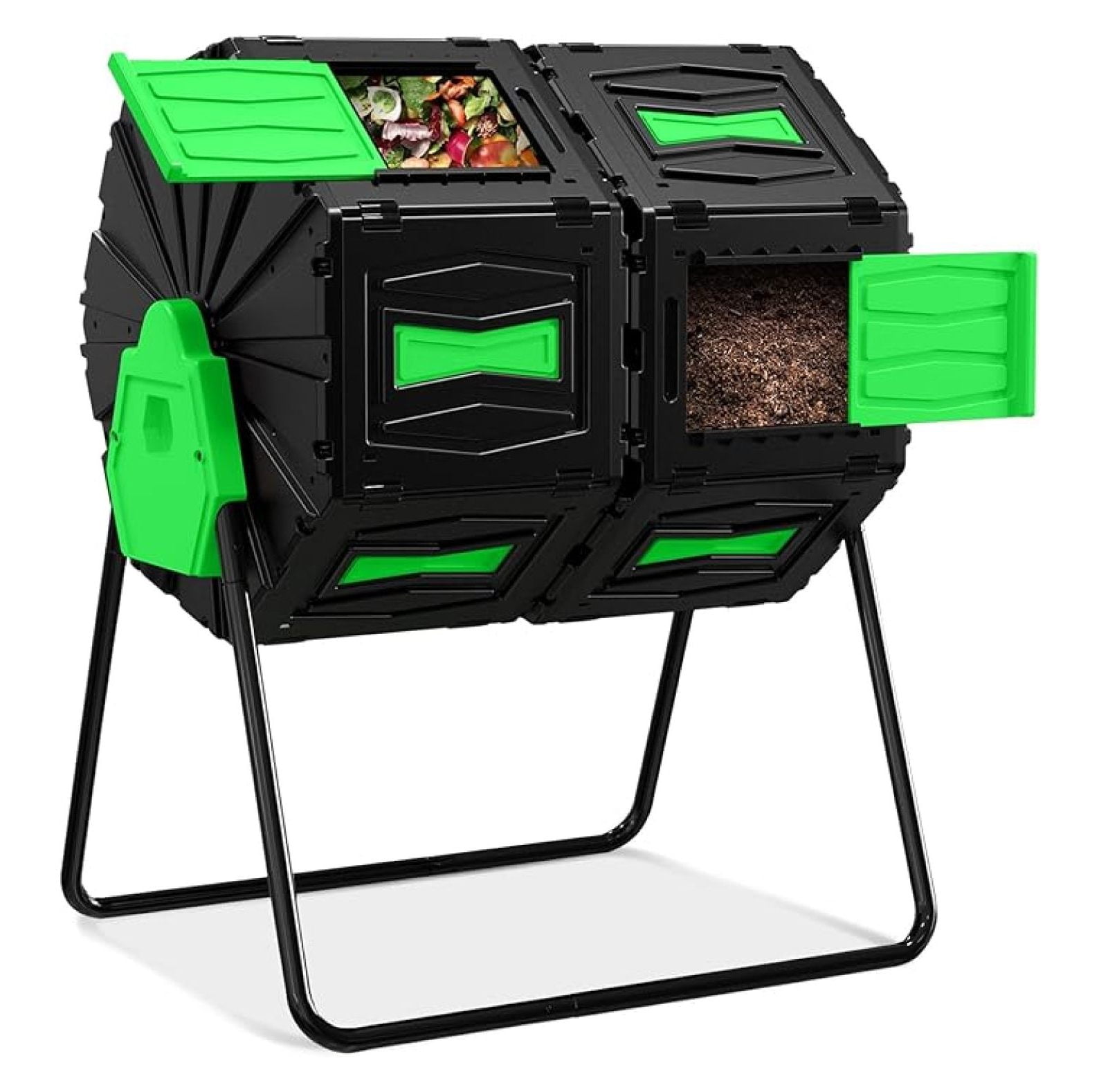 Compost , Easy Assemble & Efficient Outdoor Compost Bin, 45 Gallon/170 ...