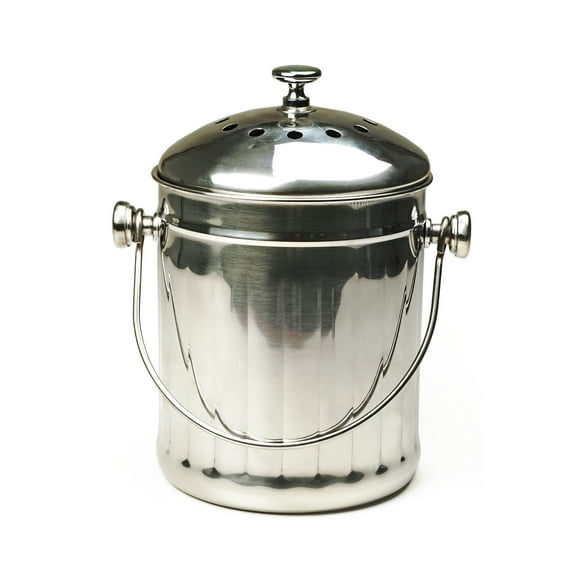 RSVP International Endurance® Stainless Steel Compost Pail