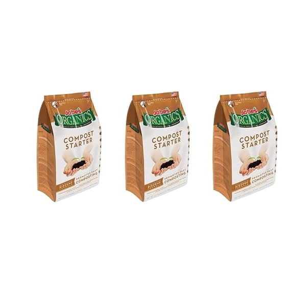 Compost Starter 4-4-2 Organic Gardening Compost Accelerator, CGczwq 3Pack (4 pound bag)