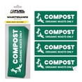 thumbnail image 1 of Compost Sticker | 2x6 | 4 Pack, 1 of 8