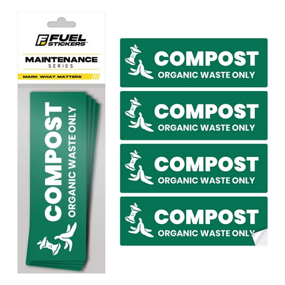 Compost Sticker | 2x6 | 4 Pack