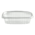 thumbnail image 1 of Compostable 24 oz Clear Hinged Deli Containers, 1 of 3