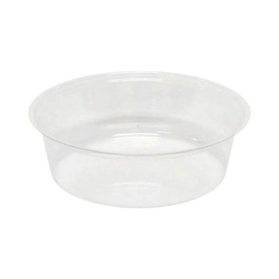 Compostable 4 oz Clear Portion Cup Fits into 9-24 oz Clear Cold Cups