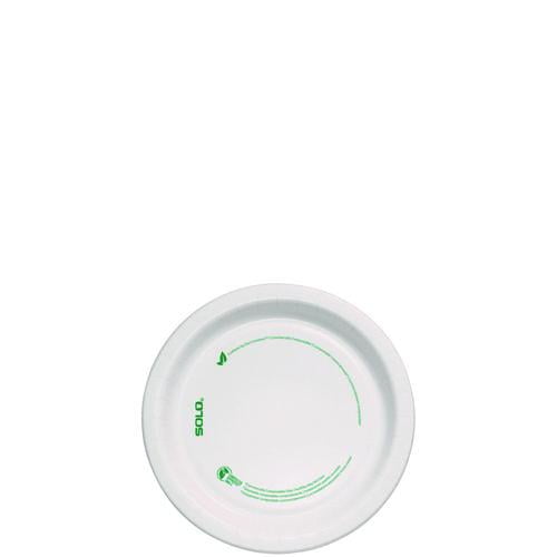 Compostable Paper Dinnerware, ProPlanet Seal, Plate, 6" dia, White, 500/Carton | Bundle of 2
