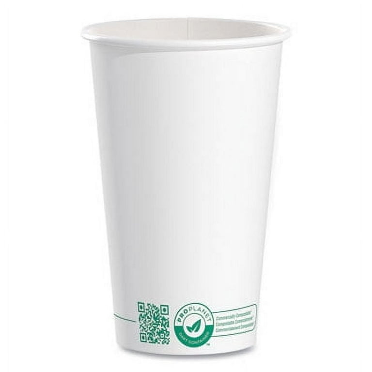 Paper Hot Cups, 16 oz, White, 1,000/Carton Paper Hot Cups, 16 oz, White, 1,000/Carton