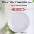 thumbnail image 1 of Compostable Paper Plates, 6 Inch Paper Plates Uncoated, Biodegradable Eco-friendly Sugarcane Plates, Perfect for Sandwich, Cake, and Dessert, 1 of 7