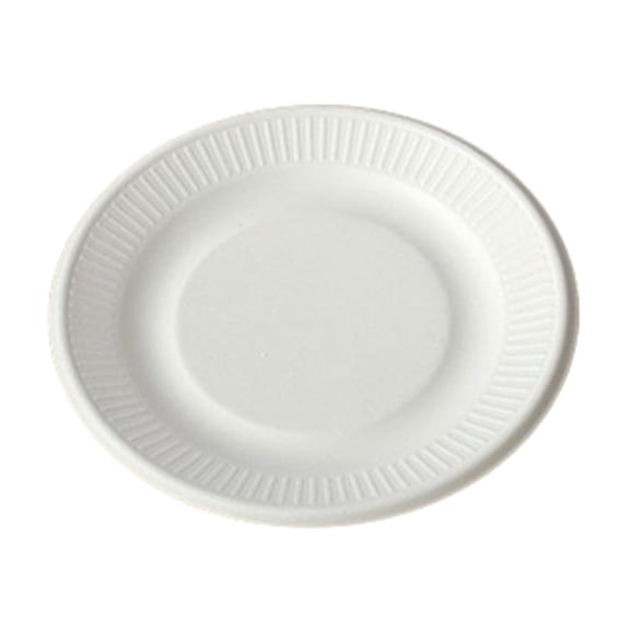 Compostable Party Plates Set - 10-Pc Dual-Size Eco Plates (11''&7.7'') ASTM D6400 Certified | Biodegradable Dinnerware for Birthday/Camping/Wedding | Plastic-Free & Leak-Proof Design