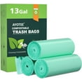 thumbnail image 1 of Compostable Trash Bags 13 Gallon Tall Kitchen, 45 Count Biodegradable Garbage Bag, Large Compost Bag for Kitchen Bathroom Home Office, 1 of 4