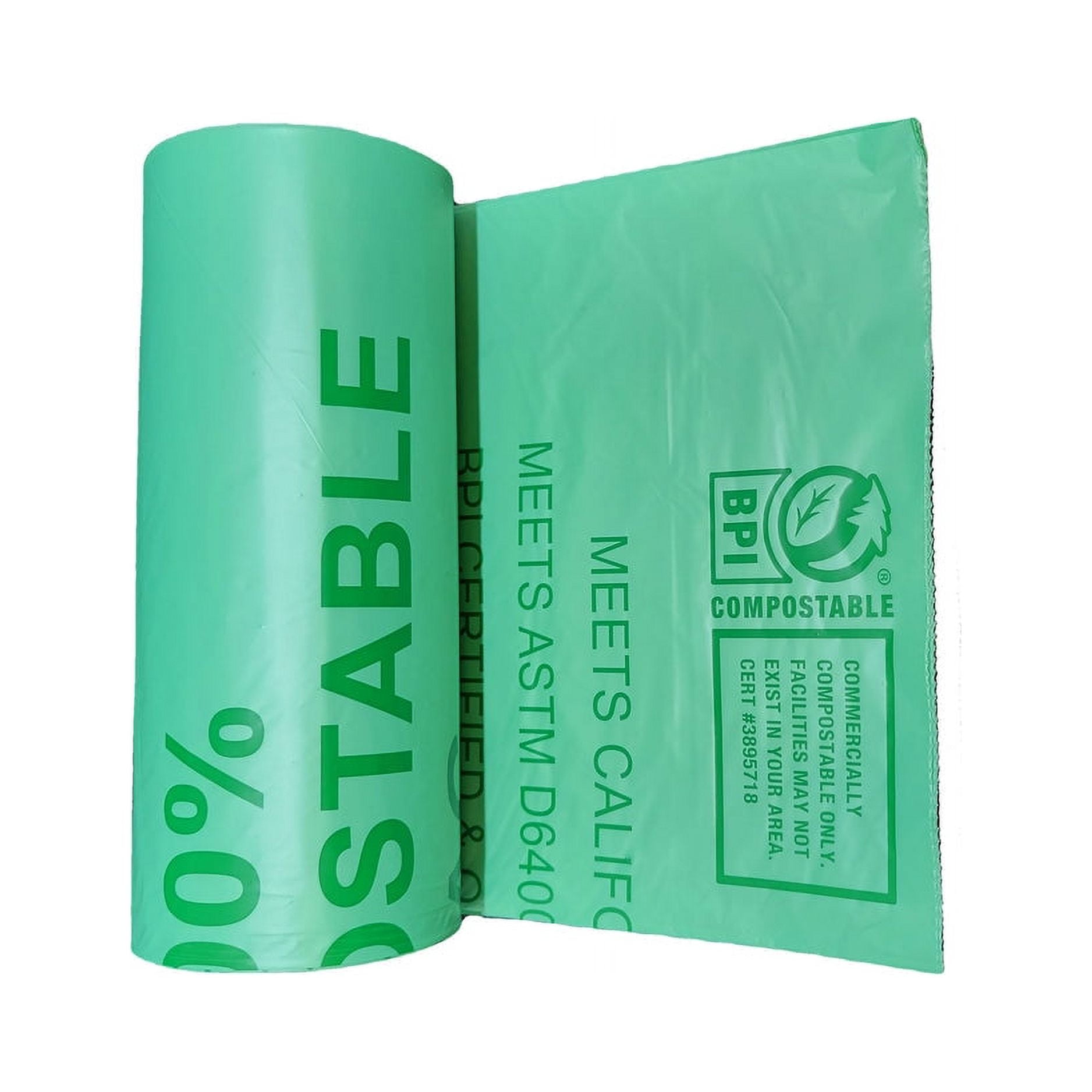 DHG Professional Compostable Trash Bags 44 Gallon Bags Compostable Liners Made from Plants