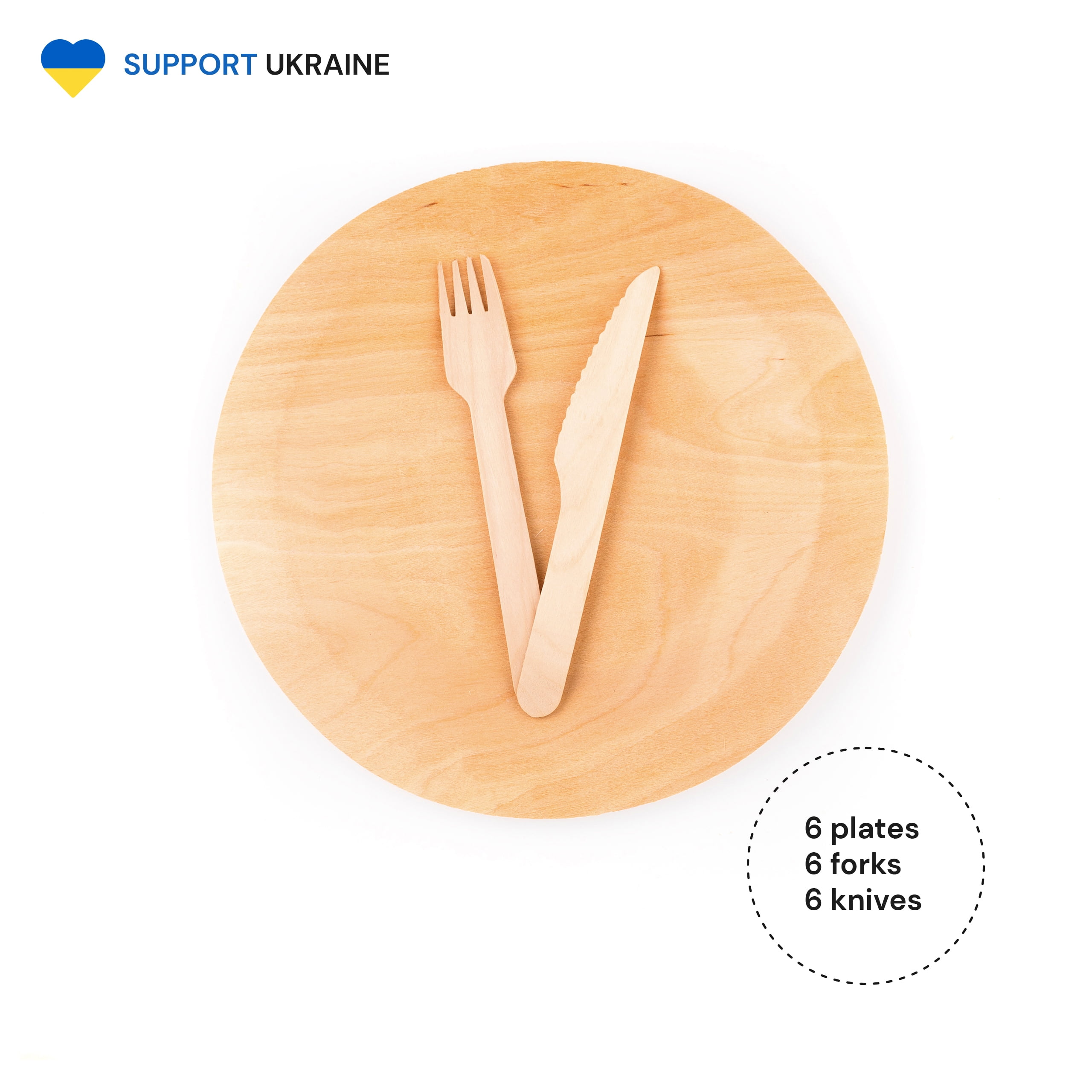 Wooden Knife Fork, Spoon, Takeaway Cutlery. Disposable Biodegradable Environmentally Friendly Food Cutlery Concept Image643114618 - View #12