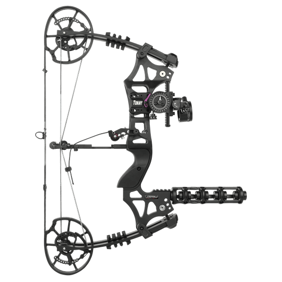 Compound Bow 40-70lbs Adjustable Draw Length 25-30in Aluminum Alloy Riser Fiberglass Limbs for Archery Hunting Shooting