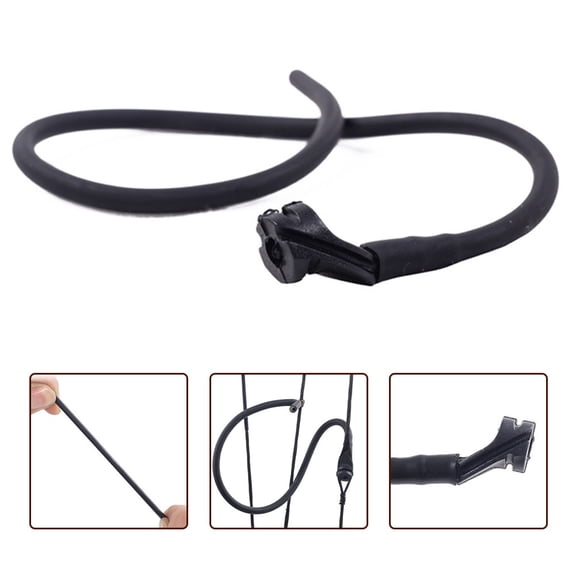 Compound Bow Peephole Sight 30Cm Lightweight Silicone Cable Peep Holes Outdoor Bow For Hunting Arrow Accessories