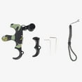 Compound Bow Release Aids Aluminum Alloy For 360 Degrees Rotate 4Finger Grip Thumb