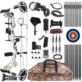 Compound Bow Set 80% Effort Reduction Adjustable 35-70 lbs Adult Archery Set Outdoor Archery Specialized Bow Includes Complete Accessories Suitable for Professionals and Beginners Archery Equipment