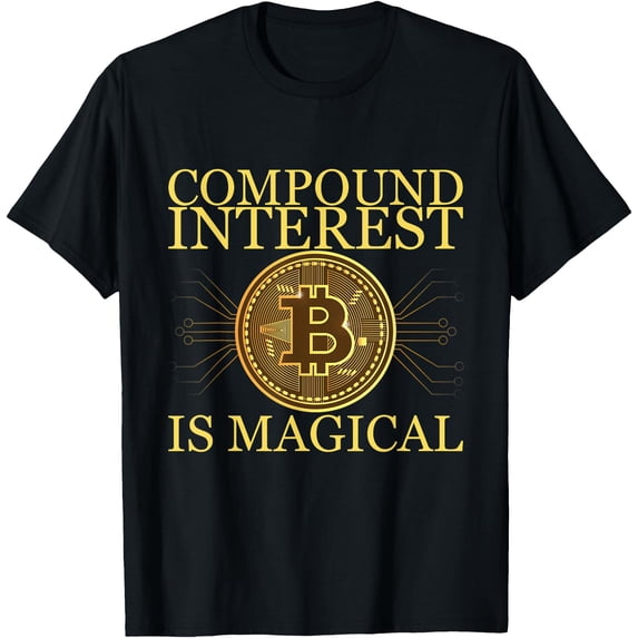 Compound Interest Is Magical - T-Shirt - Walmart.com