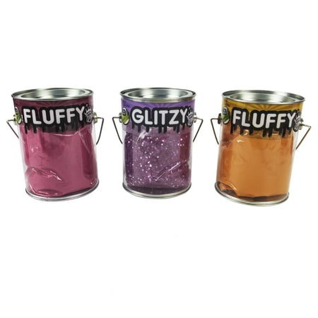 Compound Kings 3-Pack of Glitzy & Fluffy Slime Paint Cans