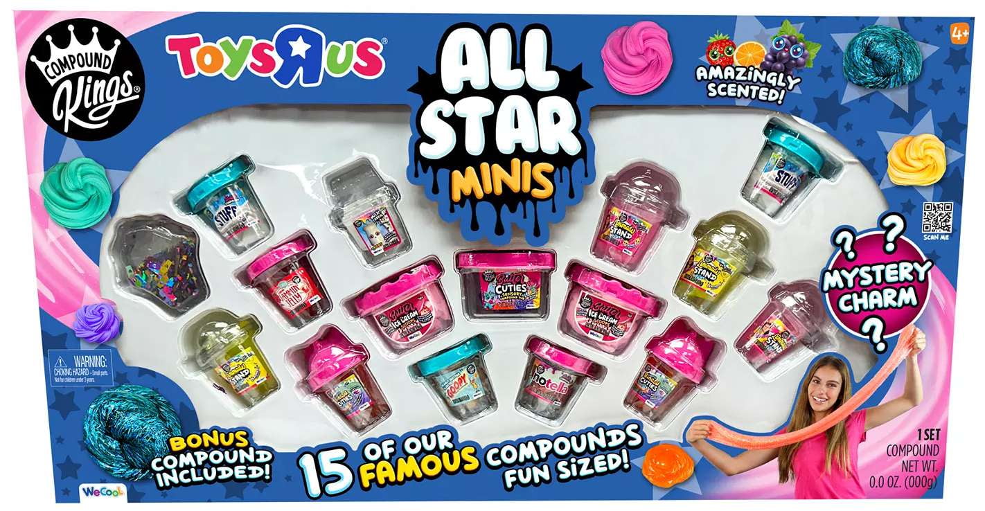Compound Kings All Star Minis Slime kit [15 Scented Slimes]
