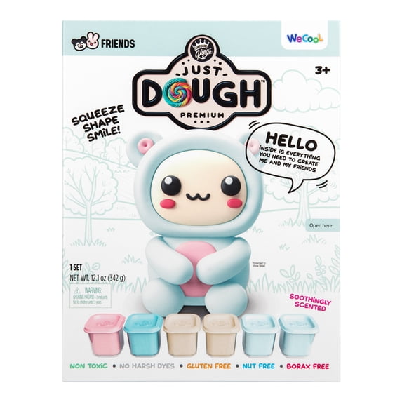 Compound Kings, Just Dough, Play Dough, Bear Character Pack, Multi Color, Children Ages 3 and up
