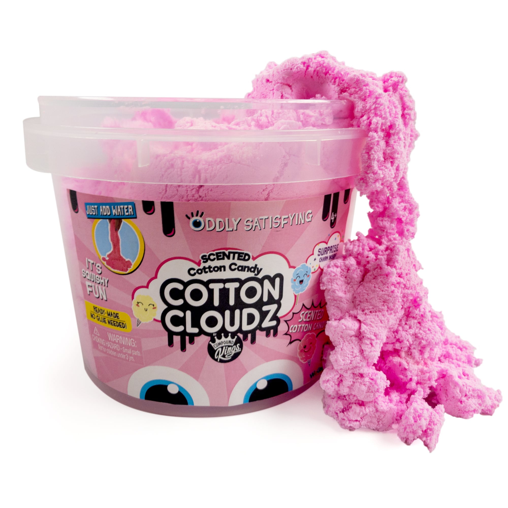 4 Scentos Scented Cloud Slimes Bubble Gum Watermelon Cotton Candy Choc Chip  8oz