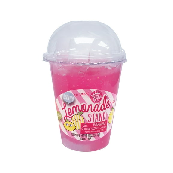 Compound Kings Lemonade Cup Slime Stretchy, Scented Fun in Pink & Yellow for Kids Ages 4+